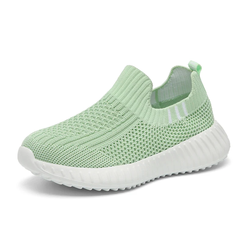 

Colorful children sport sneakers bright appearance, flexible sole, comfy athletic shoes for outdoor activities and gatherings