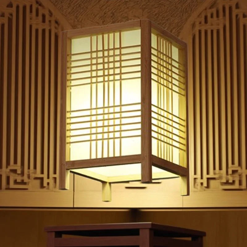 

Деревянная современная спальня-бар, маленькая люстра, бамбуковая лампа, проход, чайная комната, маленькая лампа, бамбуковая лампа ручной работы для ресторана, художественные лампы