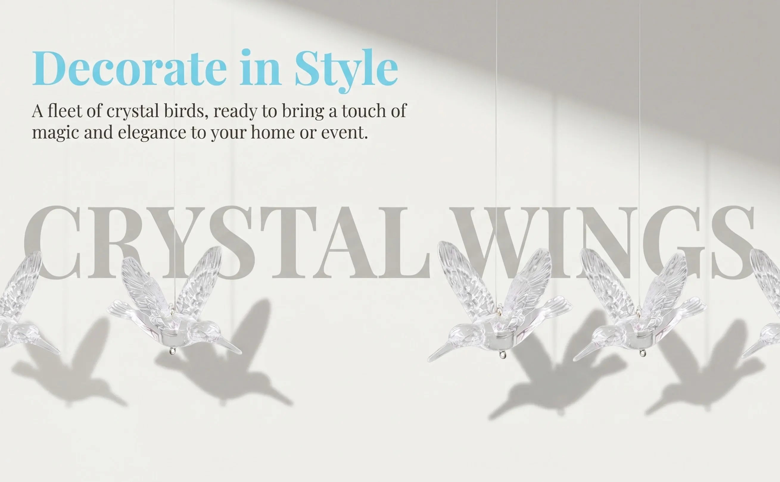 20Pcs Acrylic Hummingbird Hanging Decor Crystal-Like Light-Reflecting Bird Pendant for Home Wedding Decoration Window Door