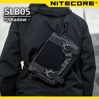 NITECORE SLB05 Messenger Bag Men Shoulder Pouch Sling satchel EDC Waist Crossbody bumbag BLACK Packet Waterproof