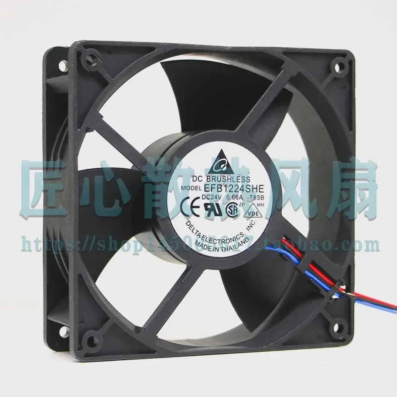 Original Delta EFB1224SHE-T8SB-FOO 24V 0.66A Emerson CT Inverter for 12038 Fan