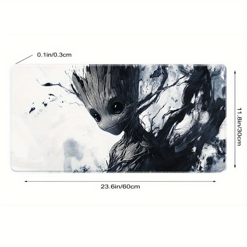 [معتمد] أبطال في أطراف أصابعك!" لوحة ماوس Marvel Universe Superhero Groot Gaming Mouse Pad Office لوحة مفاتيح هدية لـ