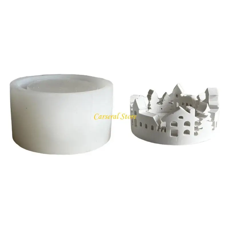 

M4YF Christmas Sturdy Silicone Tray Mold for Resin Castes Craft Supplies Dishes Molds for Jewelry Making and Coasters Creation