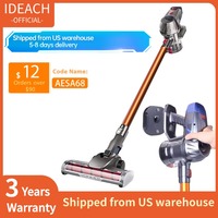 Wireless Handheld Vacuum Cleaner 15kPa Powerful Suction 150W Dual Motor LED Lighting Electric Sweeper Cordless Home Dust Cleaner