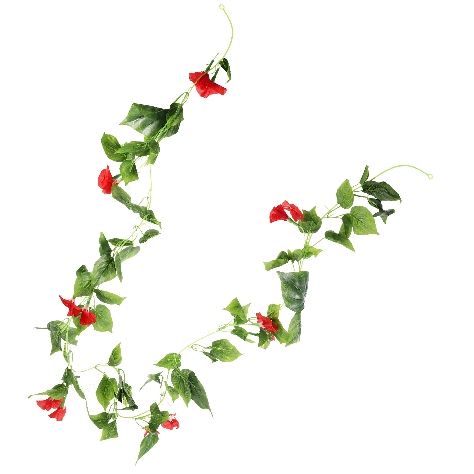 

Thick Artificial Morning Glory Garland Purple Silk Flowers Vine Decorative Flower Vine For Wedding Arch Hanging Vines Outdoor