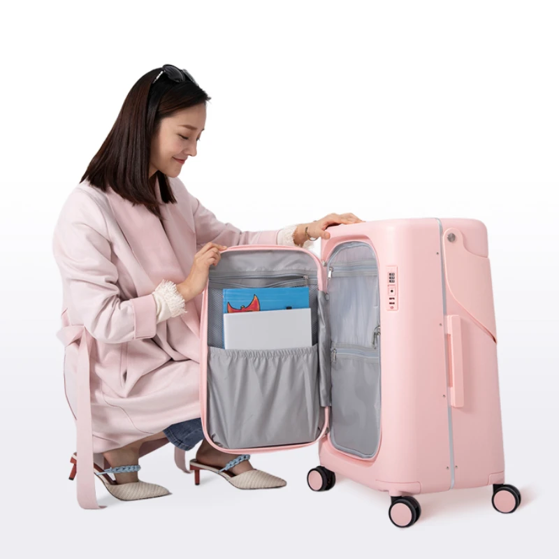 Parent-Child Luggage Children's Seat Stroller Riding Suitcase Boarding Machine