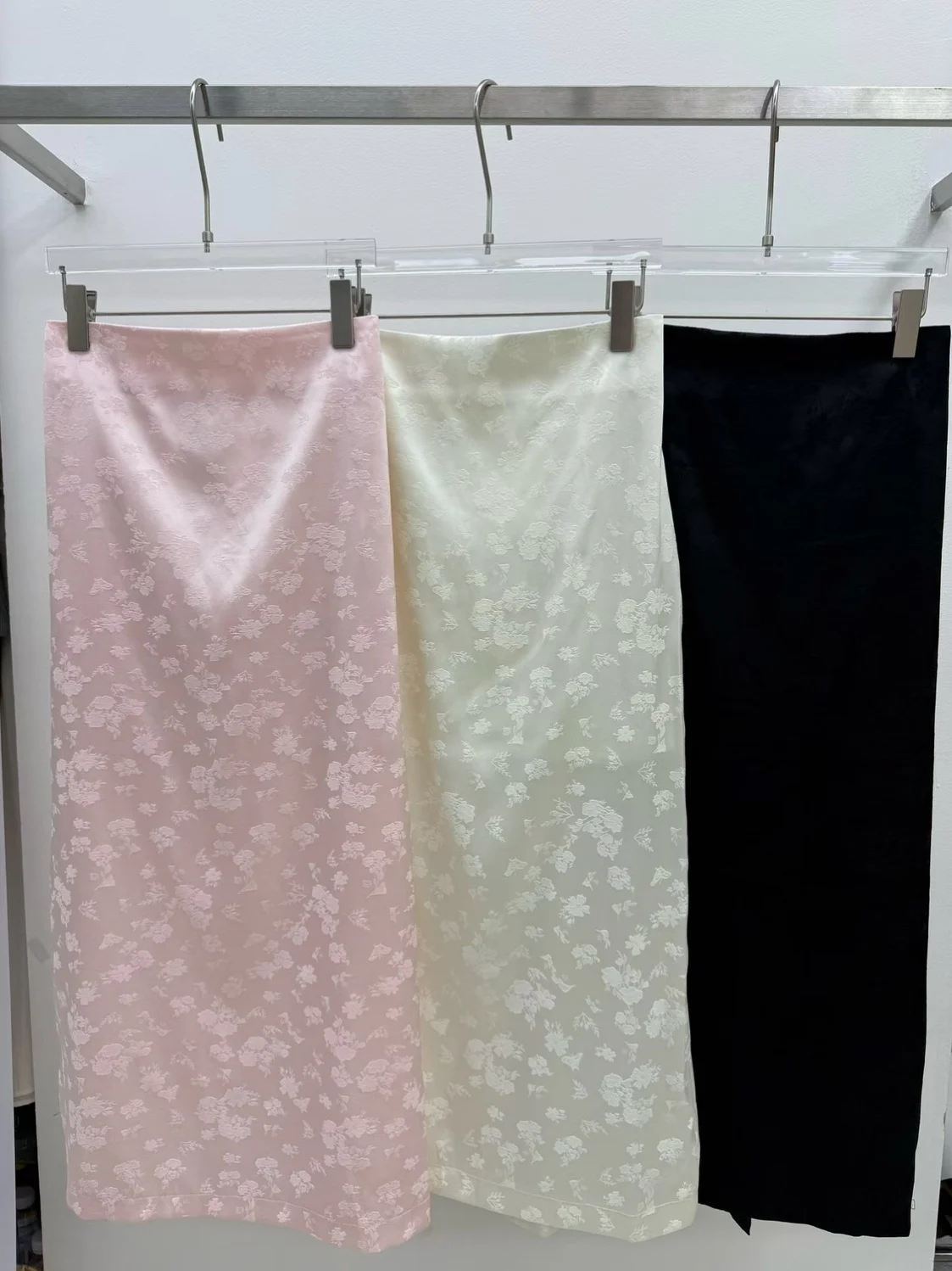 Elegant New Chinese Style High Waist Straight Tube Skirt Floral Print Wrap Bodycon Long Skirt Versatile Dark Pattern Spring S...