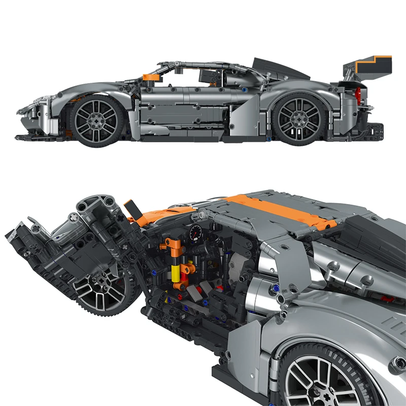 2828PCS Technical Ford GT Super Sport Car Building Blocks Racing Speed Vehicle Bricks Construction Set Toy Gift For Kids Boy