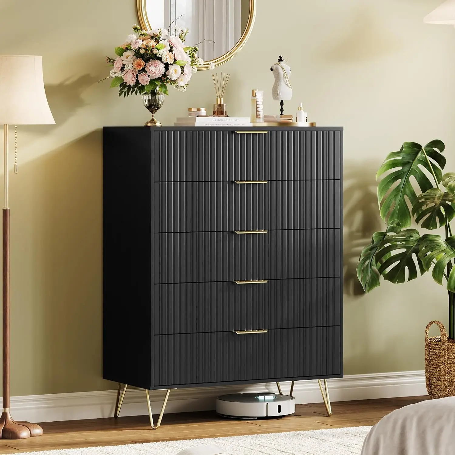 Fluted 5 Dresser Dr…