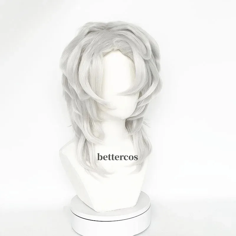 2025 11 Ayaki Rui Cosplay Spider Silver Pelo sintético largo y recto para adultos Halloween + gorro de peluca gratis