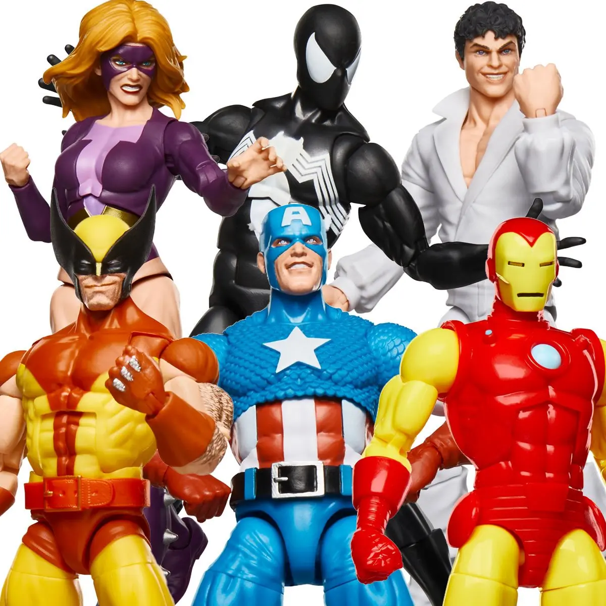 Marvel Legends Secret Wars Wave Капитан Америка Железный человек Росомаха Бейондер Титания Человек-паук 6 дюймов фигурка