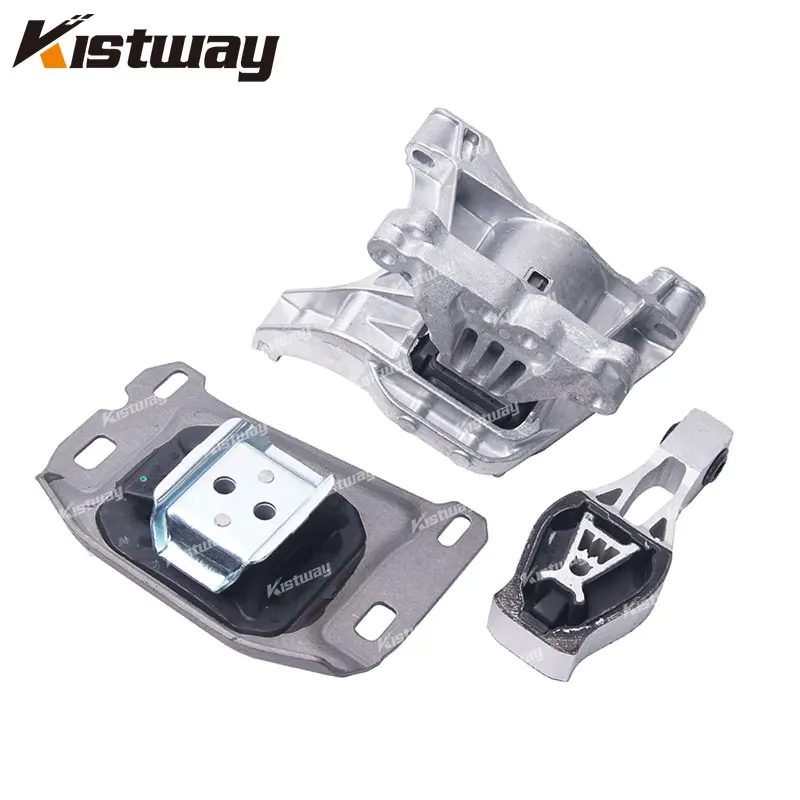 3PCS Good Quality Transmission Engine Mount Kit For Citroen C4 C6 Picasso 1.6T Diesel 9808838680 9800010180 9673768480