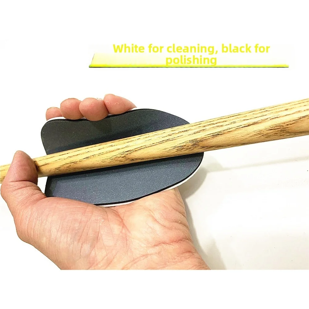 Dual-Side Cue Shaft Smoother Burnisher Using Waterproof Cotton Material for Reliable Billiard Cue Shaft Maintenance