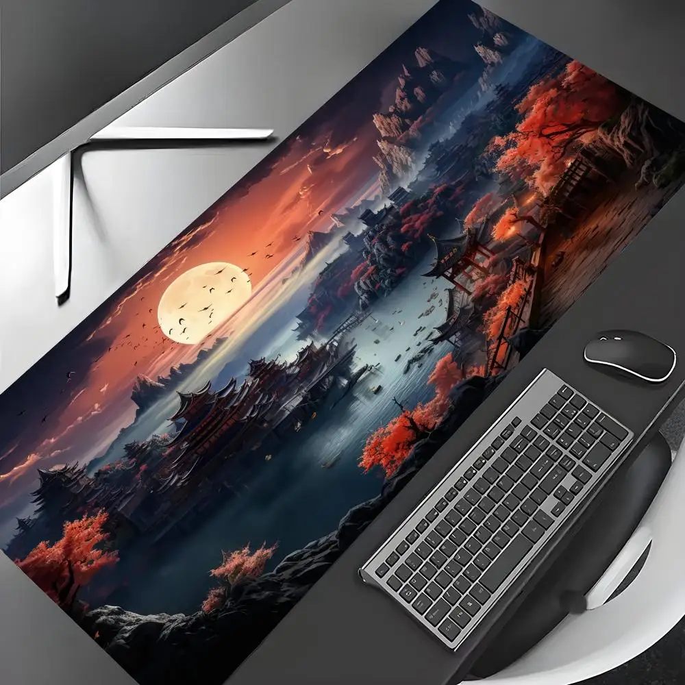 

Artistic ancient architectural design Mouse Pad Desk Mat Gaming mat pc accessories rubber anti-slip keypad expansion mousepad