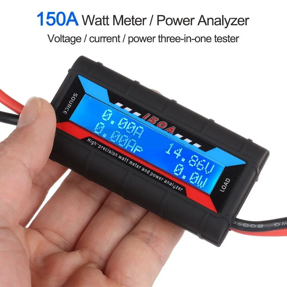 Analyzer High Precision Digital LCD DC 0-60V 200A Amp Watt Meter Current Power Analyzer Battery Tester Current Monitor