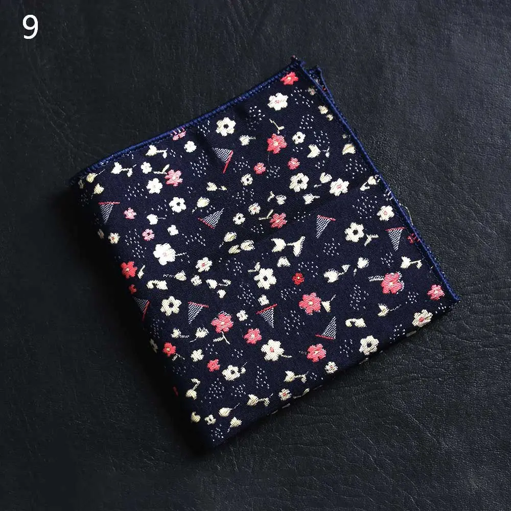Fashion Paisley Pocket square Men handkerchief Chest Towel embroidery Hankies