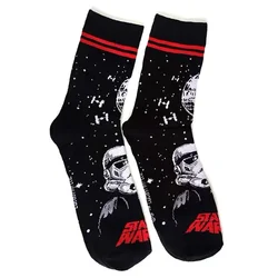 Stars Wars Long Socks The Mandalorian Stocking Men Women Fashion Cartoon Socking Christmas Hosiery Play Football Sportwear Gift