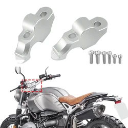 28mm Handlebar Riser For BMW R12 24-26 RNINET R9T Pure Racer Scrambler 2014-2021 Motorcycle Handle Bar Riser Clamp Mount Adapter