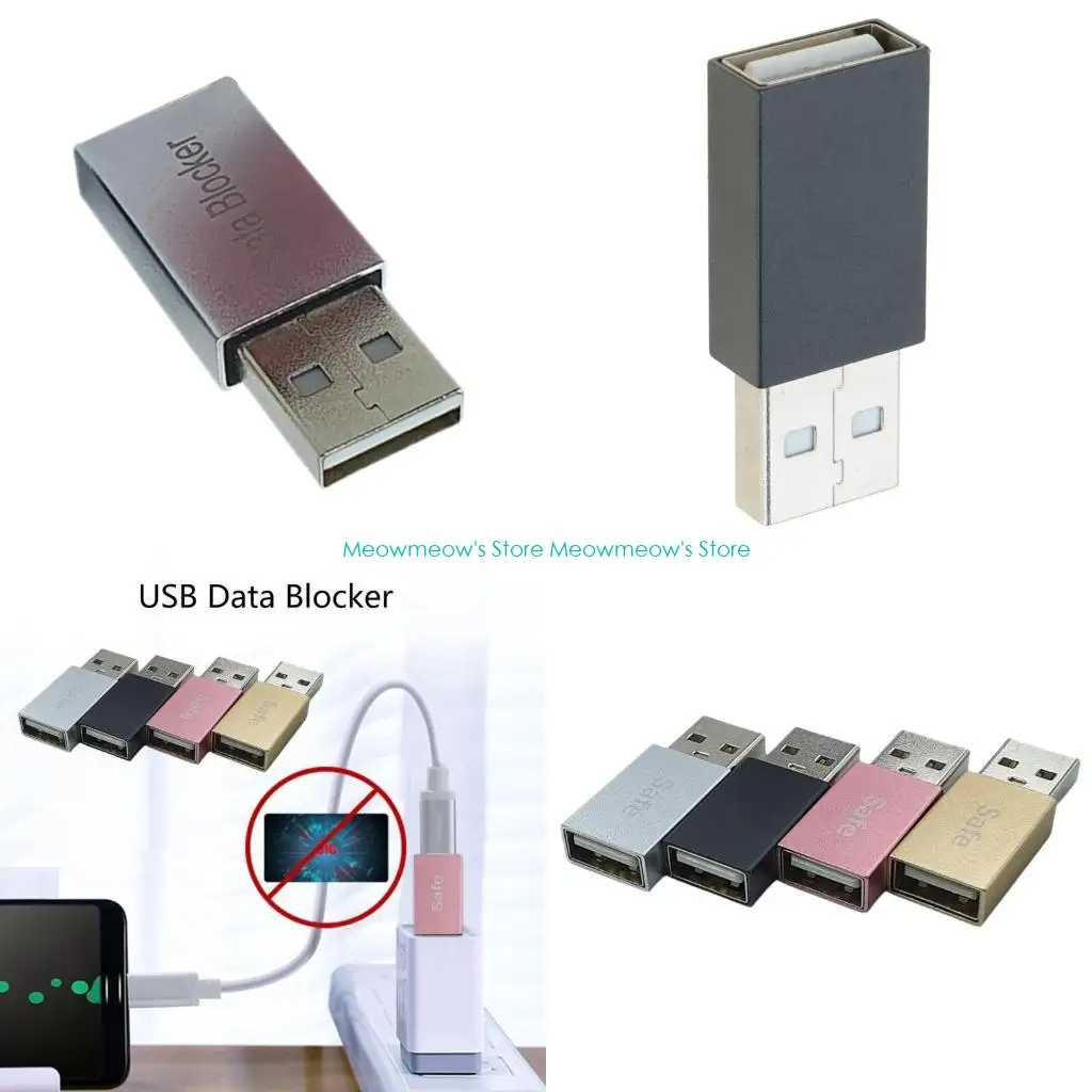 W91A USB Data Blocker Charging Adapter 5V3A สำหรับแหล่งจ่ายไฟที่มีประสิทธิภาพปลอดภัย