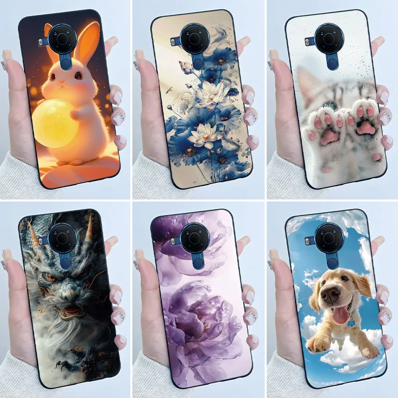 Für Nokia 5.4 / 3.4 / 1.4 Hülle Ästhetische Luxus Niedliche Coole Jungen Mädchen Weiche Silikonhülle Für Nokia 3.4 1.4 5.4 Handyhülle Bumper