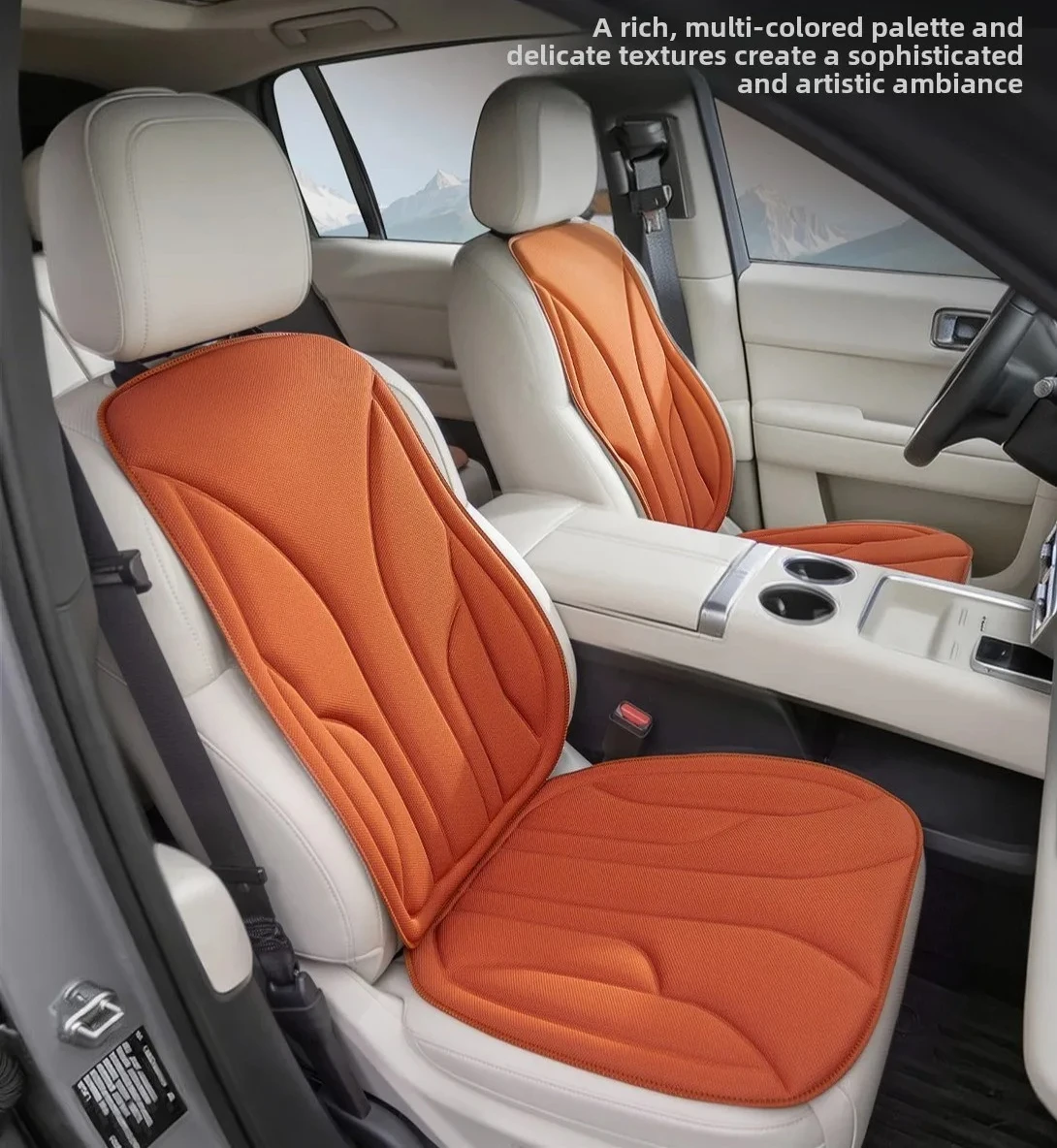 Breathable Cool Latex Cotton Car Seat Cover Universal Cool Cushion Non-slip Luxury Car SUV Rams Latex Seat Cover Protection