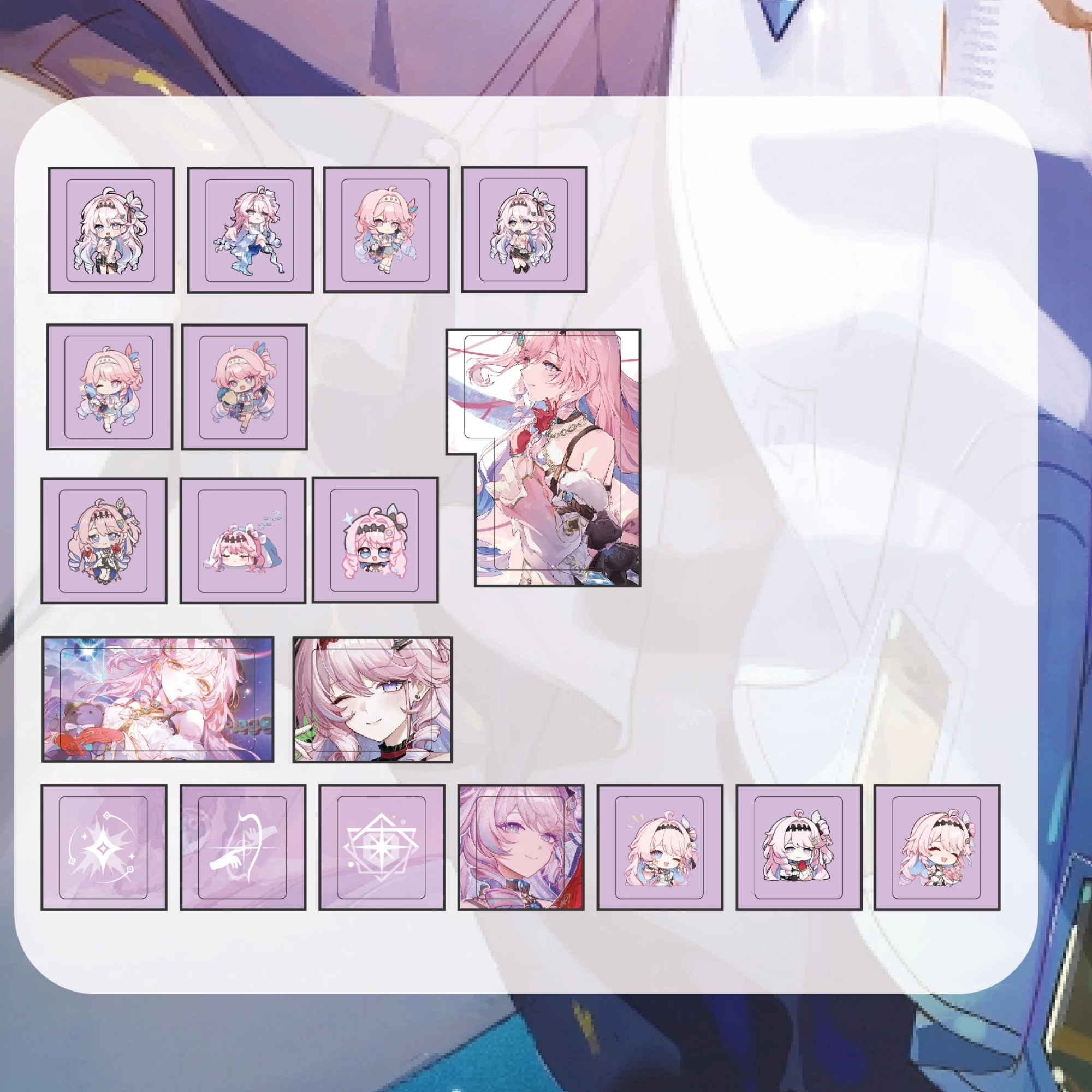 MAIMOOO Wuthering Waves Denia Keycaps PBT Custom Cherry Profile ダーニャ Cartoon Anime Game Keycap for Mechanical Keyboard Gifts view 5
