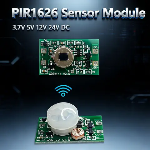 DC 5V 12V 24V Mini IR Pyroelectric Infrared PIR Motion Human Sensor Automatic Detector Module Sensor Motion Switch for the light