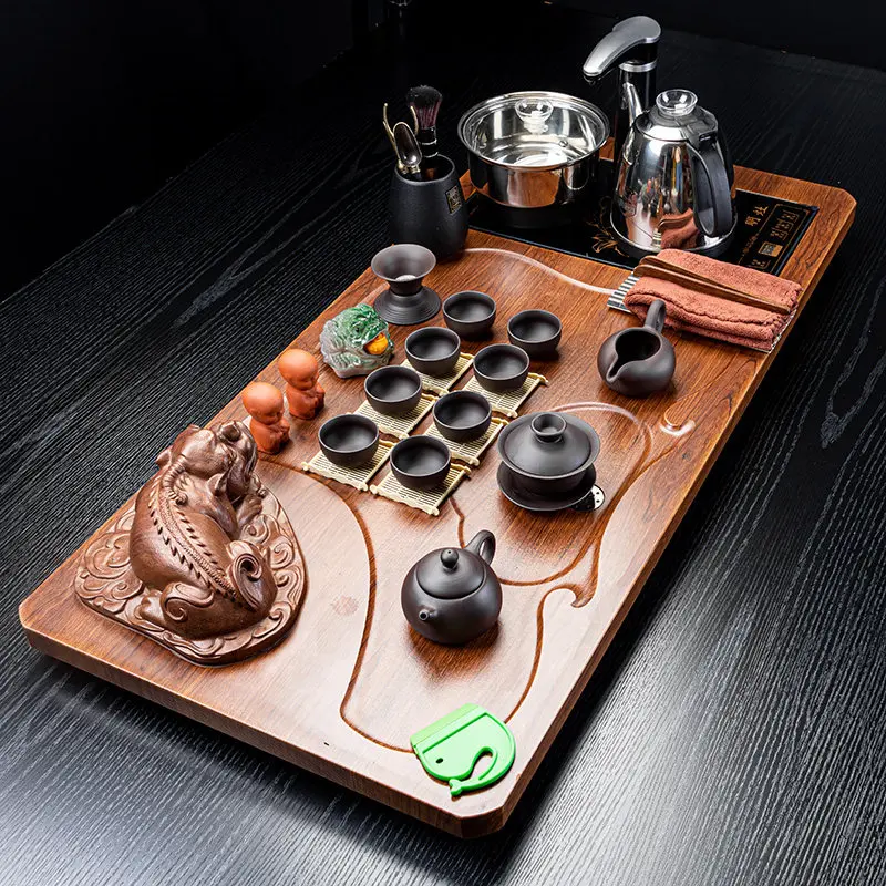 Living Room Hospitality Tea Tray Ceremony Vintage Valet Chinese Kung Fu Tea Tray Decorative Serving Bandejas Home Decorationgs