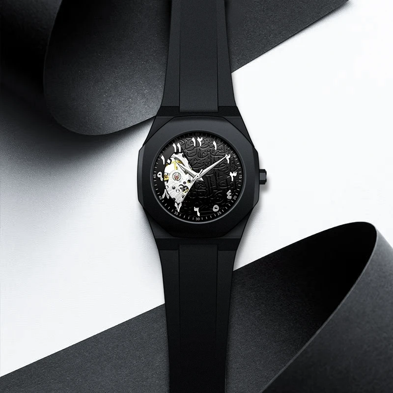 Arabic Numeral Waterproof Quartz Watch Men's Analog Mechanical Watch Men's Top Luxury Business Watch