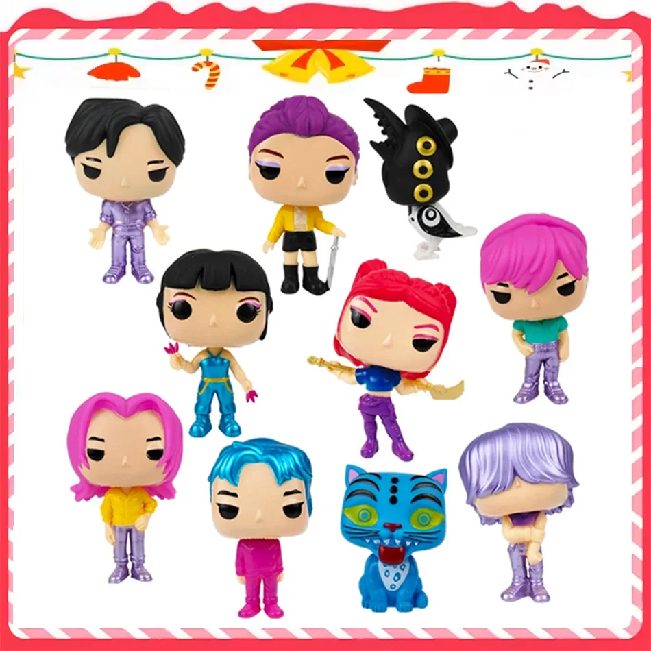 

10 шт., милая ведьма, охотничья группа, фигурка KPOP, серия, главный герой, группа, модель сорока, аниме, игровая кукла, модель украшения дома