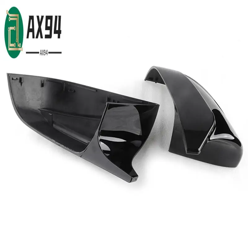 

AX94-2 PCS Black Car Rearview Mirror Cover Decor Cap Side Wing Mirror Cover Replacement Black Car Styling For Tesla Model 3 2017