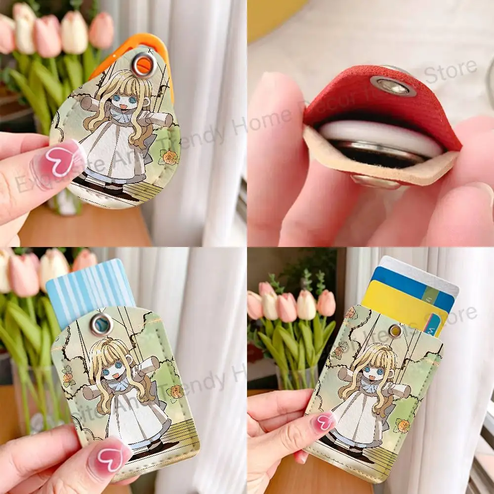 H-How To Win My H-Husband O-Over Cute Cartoon Card Keychain Anime Fashion Pendant Bag ID Door Card Case Bus Card