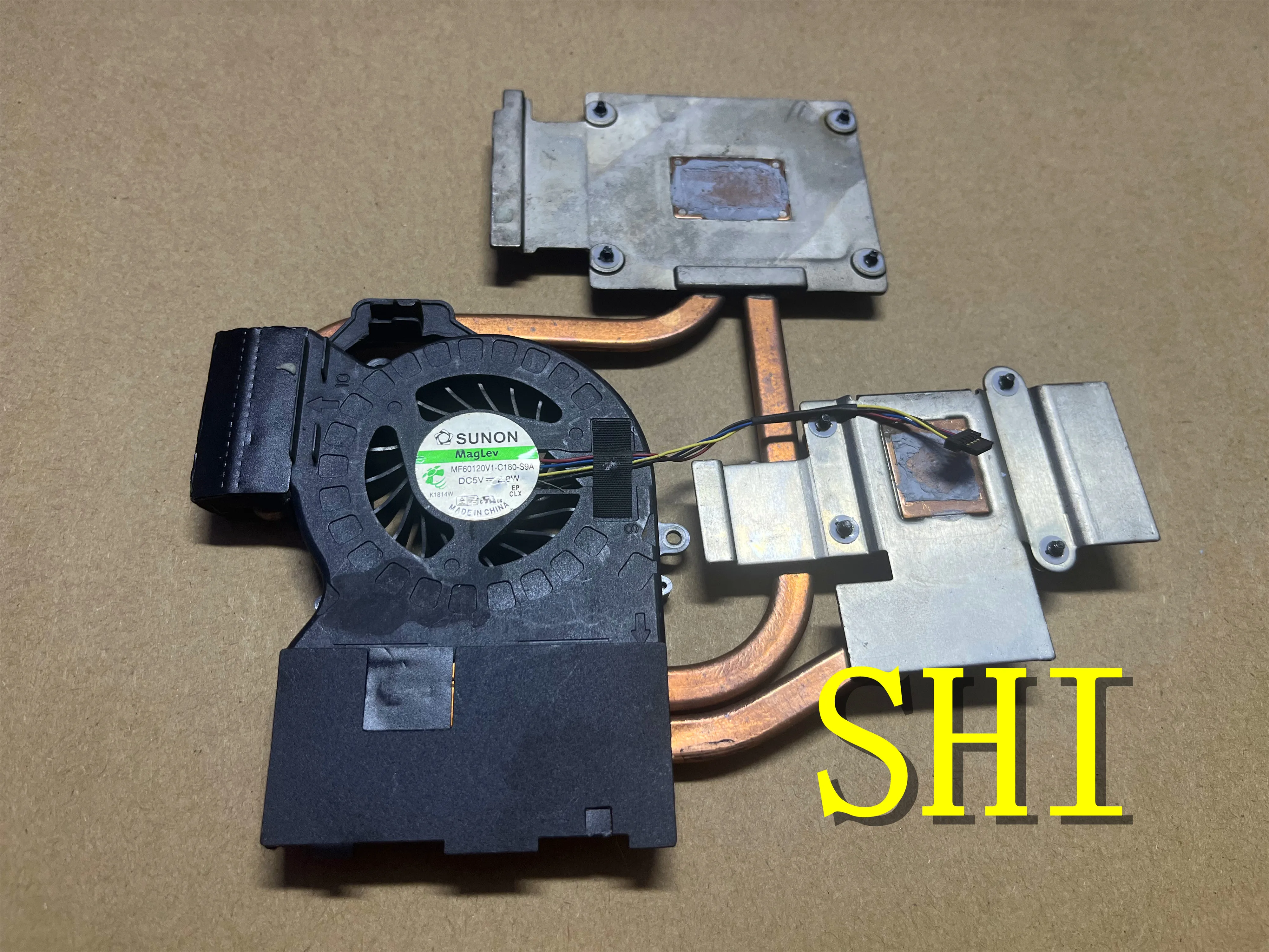 653627-001 Used For HP Pavilion DV6-6000 Dv6 DV7-6000 DV7 Cooling Heatsink With Fan  650797-001 665309-001 Free shipping