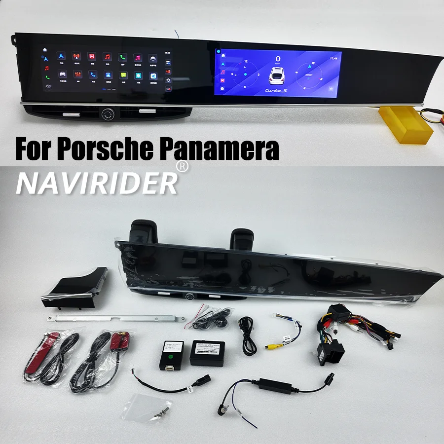 S Android 8Core Dual Screen For Porsche Panamera 2010-2016 Car Multimedia Video Player GPS Navi Radio Stereo Carplay 4G 360 HU