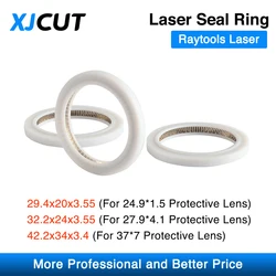 XJCUT-anillo de sellado Raytools, ventanas de protección usadas, sello de resorte para Raytools BT210/BT240S/BM109/BM114, 27,9x4,1/24,9x1,5/37x7