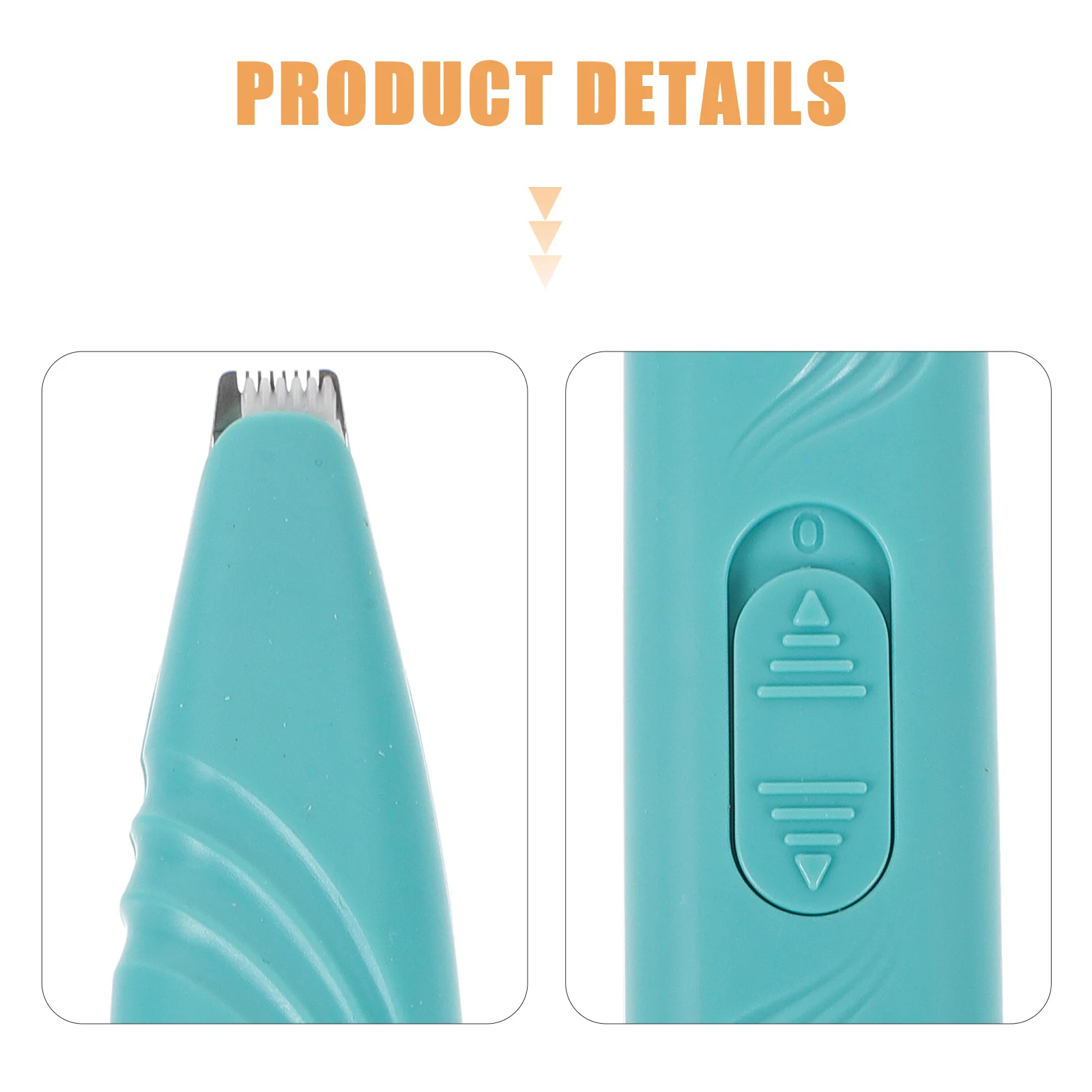 

Quiet Dog Grooming Trimmer Low Vibration 50db Noise Level Easy Push Button Start for Face Eye Paw Trim Cat Clippers Matted Hair