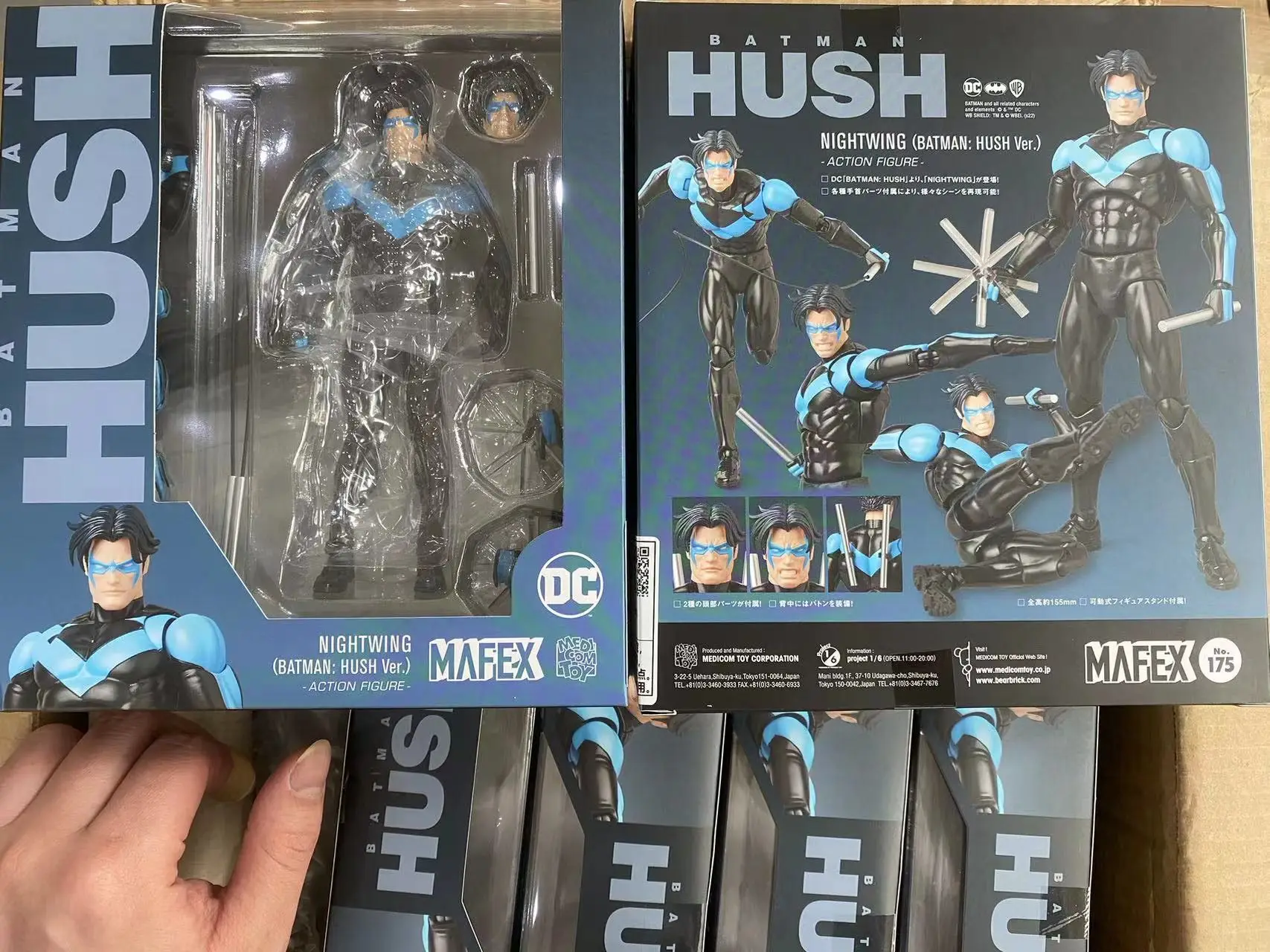Originele Medicom Mafex 175 Mafex Nightwing (Batman: Hush Ver.) Anime Collectie Figuren Model Speelgoed In Voorraad