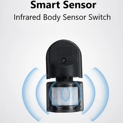PIR Motion Sensor Switch Light Lamp Sensor Detector Infrared Movement Detector Automatic Lighting Switch Alarm Systen