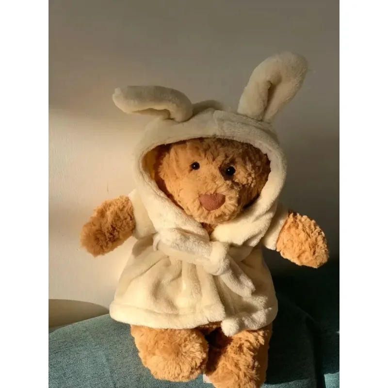 جديد لجيلي 31 سنتيمتر أرنب بوني خجول يحمل كعكة عيد ميلاد أفخم دمية مرافقة القطط والكلاب والحيوانات الأليفة هدية عيد.