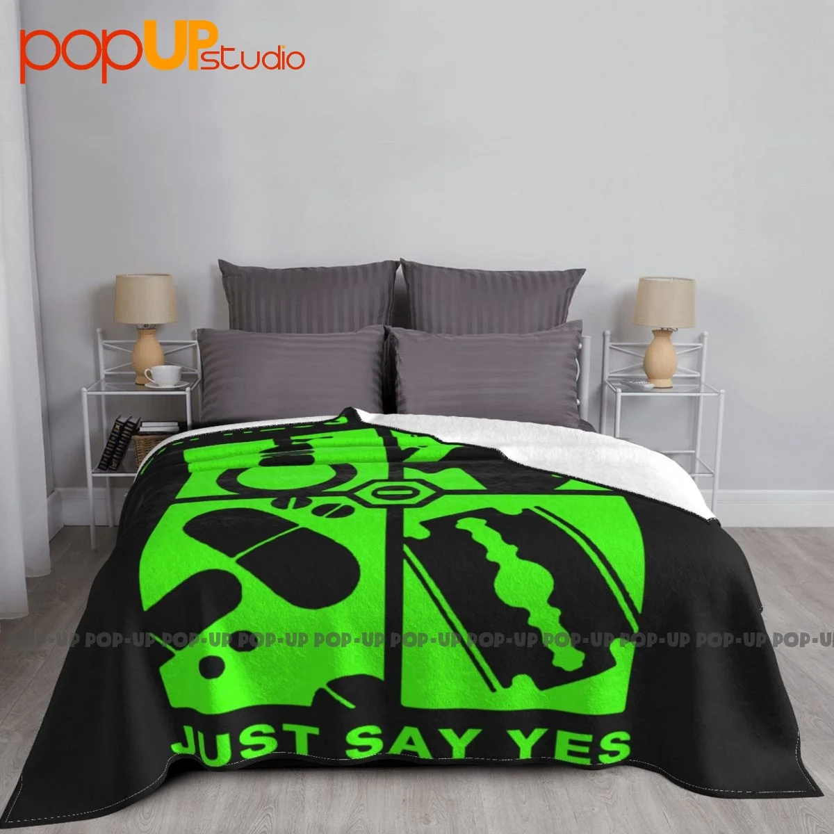 Type O Negative Express Yourself Logo Blanket Winter New Style Plus Velvet Sofa Dedicated Family Expenses