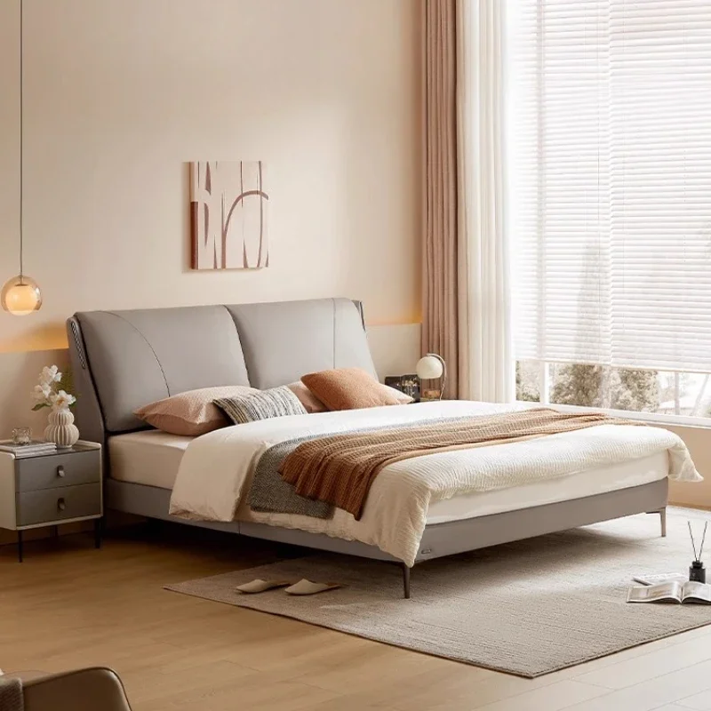 

Queen Princess Bed Modern Simple Headboards Frame Sleeping Unique Salon Bed Designer Princess Trendy Beliche Home Furniture