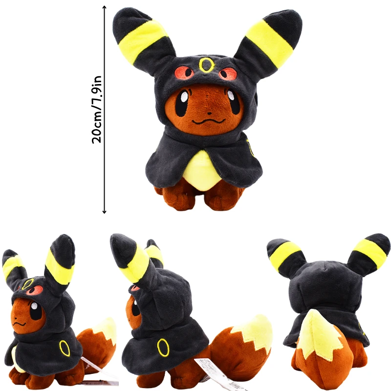 Jouets en peluche Pokémon Cosplay pour enfants, Eevee, Leafeon SylLion, Vaporeon, Glaceon, Flareon, Espeon, Umbreon, Kawaii, poupées en peluche, cadeaux