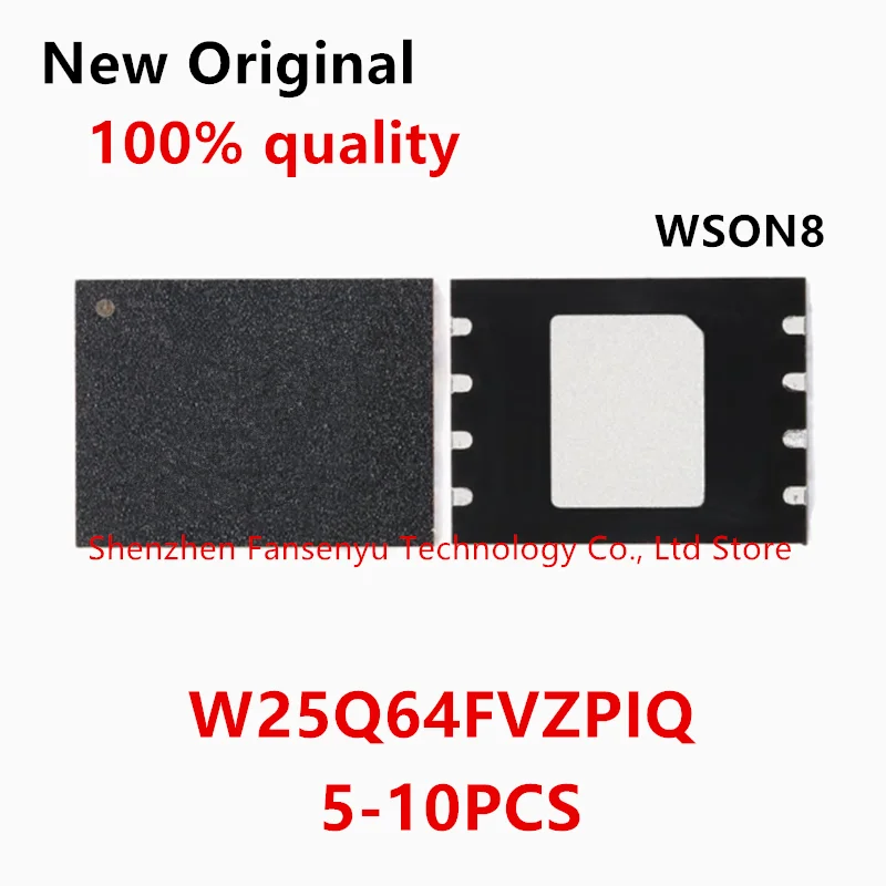 

(5-10pcs)100% New original W25Q64FVZPIQ 25Q64FVIQ 25Q64FV1Q QFN Chipset