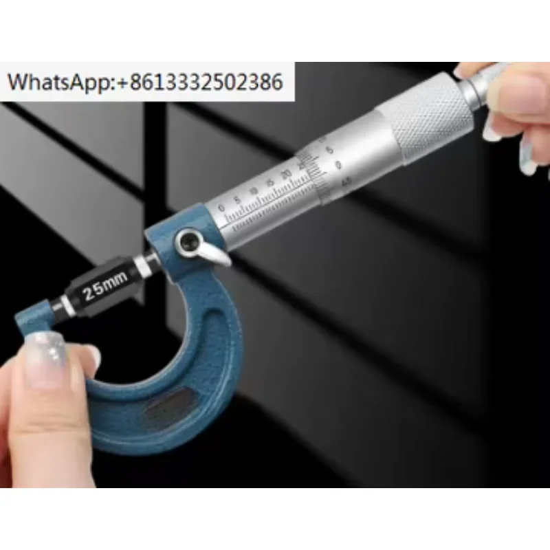 CNC Brand Outside Micrometers 0-25 25-50 50-75 75-100mm 0.01mm Measuring Gauging Tools Micrometer Mechanical 103-137