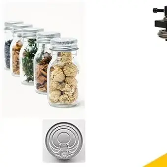 Electric Can sealing machine food Can sealer machine Stainless steel Semi-automatic Ring-pull Tinplate Can sealing machine 370W
