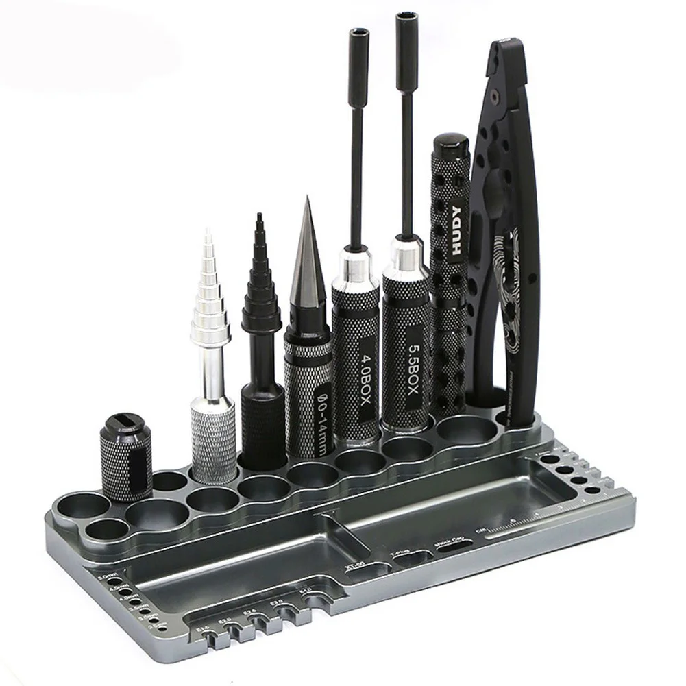 

For Durable Metal RC Model Tool Rack for Organized Workspace and Easy Access to Screwdrivers Wire Cutters and Pliers