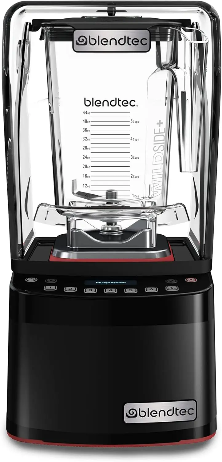 Blendtec Stealth 885 Kommerzieller Mixer mit WildSide+ Behälter Stärkste Leistung 42 Vorprogrammierte Zyklen Selbstreinigend Schwarz