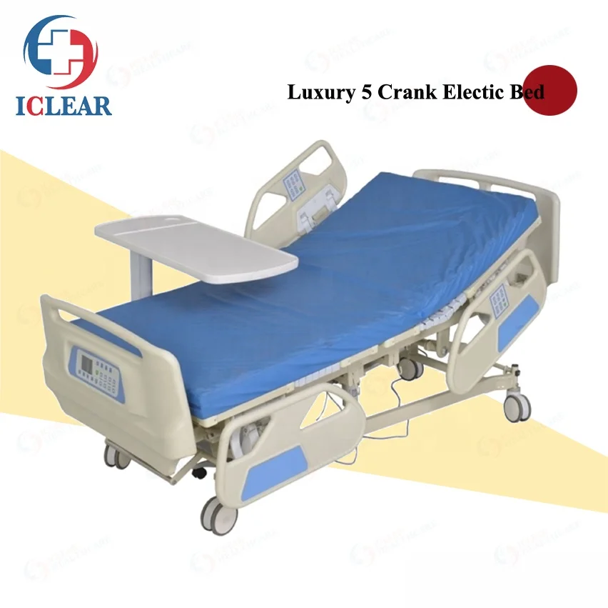 Medical Luxury 5 Function Electric Hospital Care ICU Bed with Weighing function