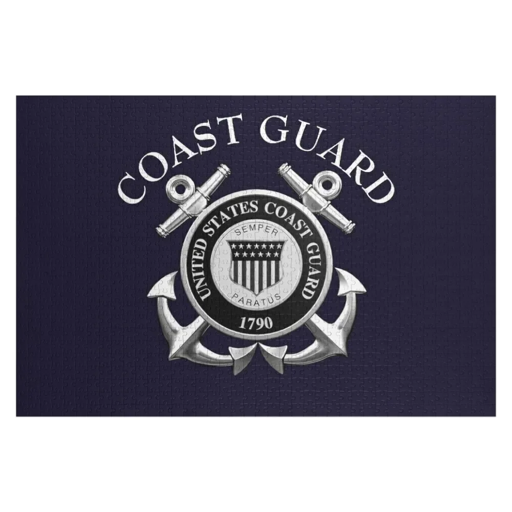 US Coast Guard Jigsaw Puzzle Customized Photo Baby Wooden Personalized Gift Woodens For Adults Puzzle