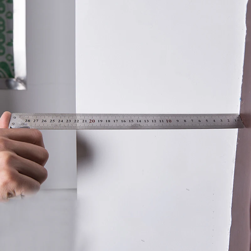 Carpenter Construction Ruler Tools, No Rust, L-Square Scale Shape, Woodworking Tool, 4 Size, 90 °, New, 1Pc